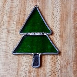 Handmade Staind Glass Christmas Tree Ornaments 🎄